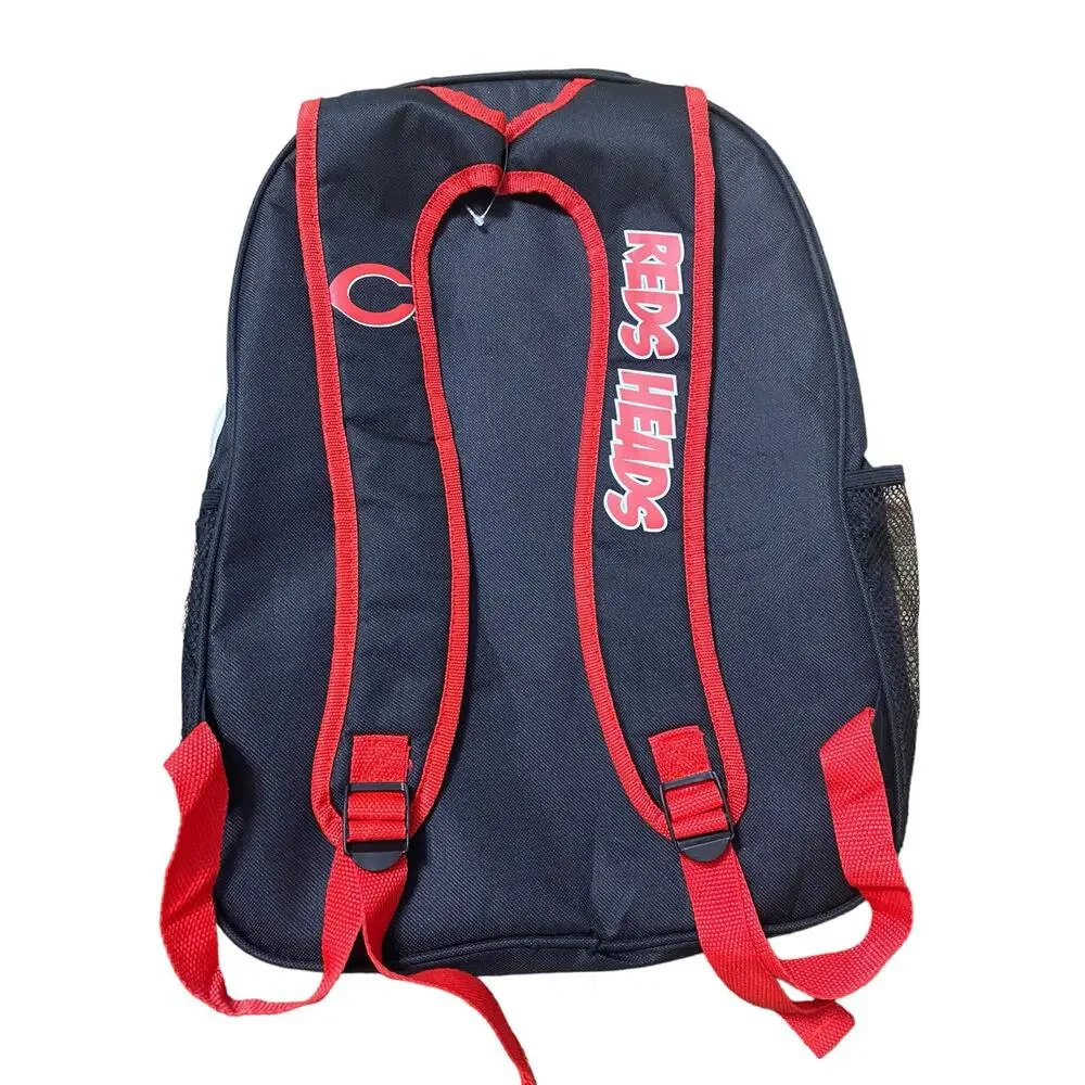 Red Heads Cincinnati Reds Backpack Side Pockets Full Size